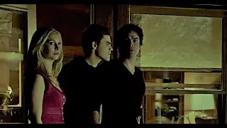 AU - Damon x Caroline x Stefan - Happier