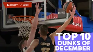 Top 10 Dunks | December | 2022-23 Turkish Airlines EuroLeague