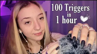 ASMR 100 triggers in 1 hour!✨(100k special!)🎉