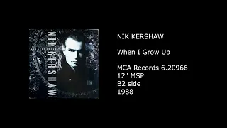 NIK KERSHAW - When I Grow Up - 1988