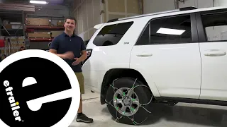 etrailer | Titan Chain Diagonal Alloy Cable Snow Tire Chains Installation - 2021 Toyota 4Runner