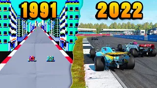 Evolution of F1 Games 1979 - 2022