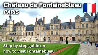 🇫🇷 Beautiful French castle Fontainebleau | Day trip from Paris | How to go to Fontainebleau