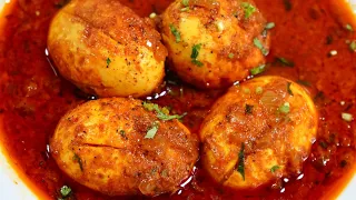 RESTAURANT STYLE EGG MASALA CURRY | Anda Masala Curry | Egg Curry Recipe