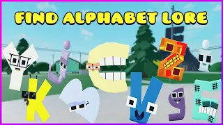 How To Get MORPHS  in Find Alphabet Lore Morphs - ROBLOX