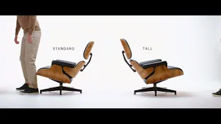 Eames Mid-century Lounge Chair and Ottoman - Standard vs Tall