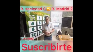 Tomas Roncero Reacción R. Sociedad 0 🆚 Real Madrid 2. Suscribirte