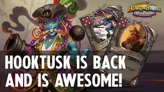 CAPTAIN HOOKTUSK IS BACK AND IS AWESOME! | Hearthstone Battlegrounds (20.0.2)