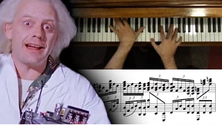 Back to the Future Main Theme Advanced Piano Cover with Sheet Music