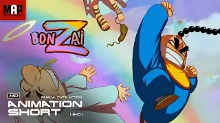 2D Animated Short Film "BONZAI" Kick Ass Action Animation by Daniel Atanassov