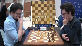 Maxime Vachier-Lagrave (2748) vs Fabiano Caruana (2815) - FIDE World Blitz 2023