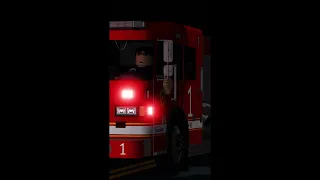 Columbus Division of Fire Engine 1 Responding