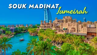 Escape to an Arabian Retreat at Souk Madinat Jumeirah Walking Tour | Dubai UAE 4K