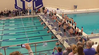 Simon and Micah 200 Medley Relay - FINALS, 2/25/2023