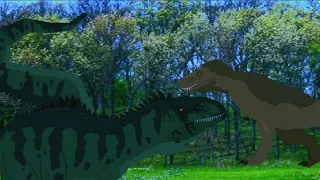 Giganotosaurus (The biggest carnivore the world has ever seen) *VS* Prologue Trex (Remake).