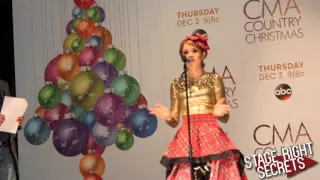 Lindsey Stirling Interview at CMA Country Christmas!