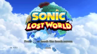 Sonic Lost World (Wii U) playthrough ~Longplay~