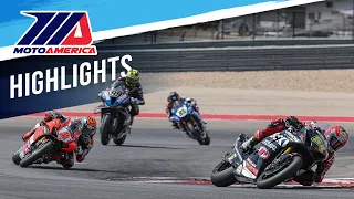 MotoAmerica Medallia Superbike Race 1 Highlights at Circuit of the Americas 2023