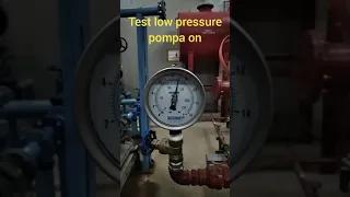 Test pressure switch Tival untuk jockey pump