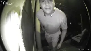 Surveillance Video Shows Good Samaritan Warning Neighbors of Fire