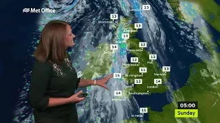 Saturday afternoon forecast 23/09/17