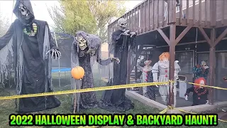 2022 Full Halloween Display &  Backyard Haunt Tour!