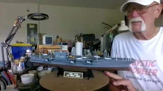 Final reveal of 1/800 scale USS Kitty Hawk CV-63 by HobbyBoss