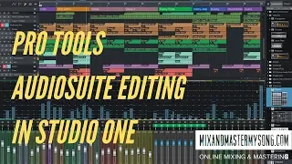 Pro Tools AudioSuite Editing in Studio One