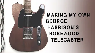 DIY George Harrison Rosewood Telecaster