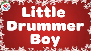 Little Drummer Boy with Lyrics  🥁 Love to Sing Christmas Songs and Carols 🎄