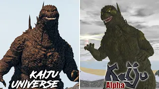 Kaiju Alpha Vs Kaiju Universe Godzilla Minus One Comparison - ROBLOX