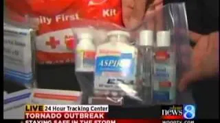 Be prepared: items for Red Cross kit