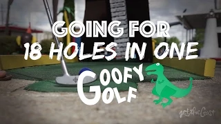 18 MINI GOLF TRICK SHOT HOLES IN ONE