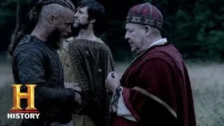 Vikings: Ragnar Speaks with King Ecbert's Men | History