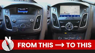 4" Sync to Sync 3 in a 2015-2018 Ford Focus MK3.5