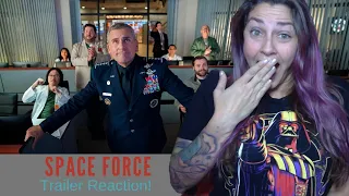 Space Force Official Trailer REACTION!! (Netflix)