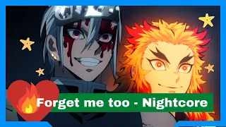 Forget Me Too [Nightcore]❤️ - Machine Gun Kelly ft. Halsey - sub español e inglés