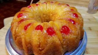 Pineapple Upside Down Bundt Cake