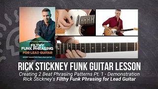 🎸 Rick Stickney Guitar Lesson - Creating 2 Beat Phrasing Patterns Pt. 1 - Demonstration - TrueFire