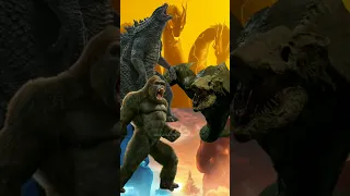 Godzilla & Kong vs Monsterverse fight status 😱👿 #godzilla #kong #reeshudas #shorts