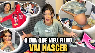 REVELEI O DIA DO MEU PARTO + MEU BEBÊ GANHOU MUITAS ROUPAS !! *olha isso* 😱