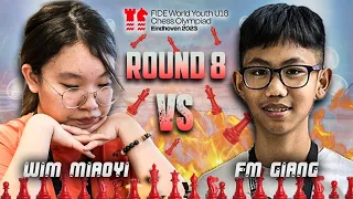 TUMINGIN nanaman sa KALABAN! FM Giang vs WIM Miaoyi | World Youth Olympiad U-16 2023