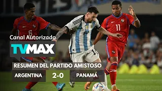 Argentina vs. Panamá (2-0) | Resumen del Partido | Partido Amistoso 2023