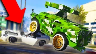 LOOK WHAT IT DID TO THEIR CAR! *APC TROLLING!* | GTA 5 THUG LIFE #168