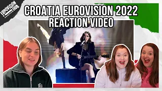 Croatia | Eurovision 2022 Reaction | Mia Dimšić – Guilty Pleasure | Eurovision Hub