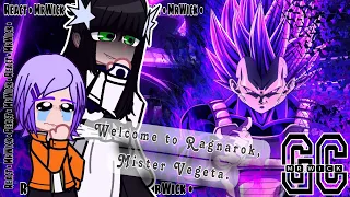 Gods | Record of Ragnarok | react to Vegeta || TikTok || Part 1