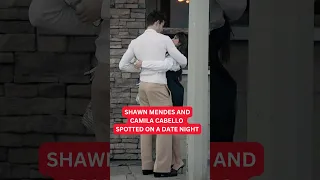 Shawn Mendes and Camila Cabello CUDDLING on a DATE NIGHT #shawnmendes #camilacabello #shorts #viral