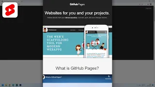 Бесплатный хостинг GitHub Pages #Shorts