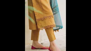 Summer dress design for Eid 2023 / summer outfit ideas / plain suit stitching ideas #dressdesign2023