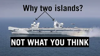 Why Queen Elizabeth Carriers Have Twin Islands?